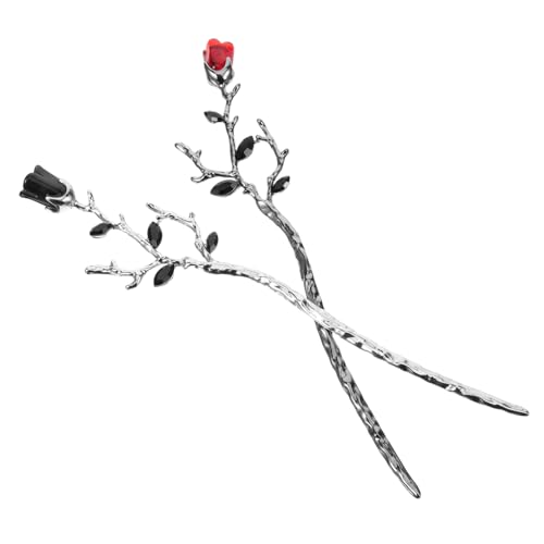Anneome 2 Stück Teiliges Metall Rosenblüte Haarnadeln für Frauen Stabile Haarstäbchen mit Glatten Kanten Langlebige Haarklammern für Stilvolle Duttfrisuren Geeignet für Hochzeit und Anneome 2 Stück Teiliges Metall Rosenblüte Haarnadeln für Frauen Stabile Haarstäbchen mit Glatten Kanten Langlebige Haarklammern für Stilvolle Duttfrisuren Geeignet für Hochzeit und von Anneome