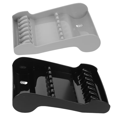 Anneome 2 Stück Teiliges Scherenhalter für Friseure Stabiler Rutschfester Haarwerkzeug Organizer aus Platzsparendes Friseurzubehör für Salon Barbierstationen von Anneome