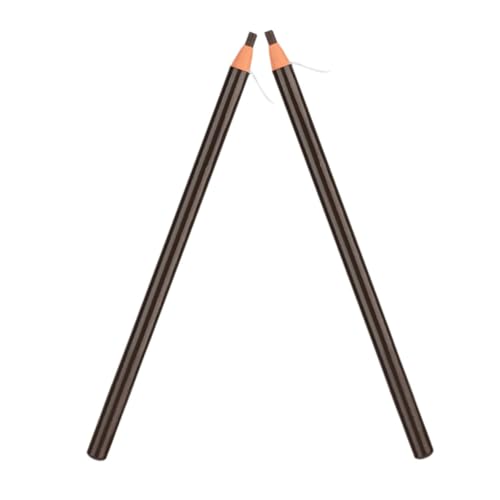 Anneome 2 Stück Wasserfester Langanhaltender Augenbrauenstift Peeloff design Präziser und Schmierfester Brauenstift in Tiefem Kaffeebraun für Haltbares Augenbrauen make up von Anneome