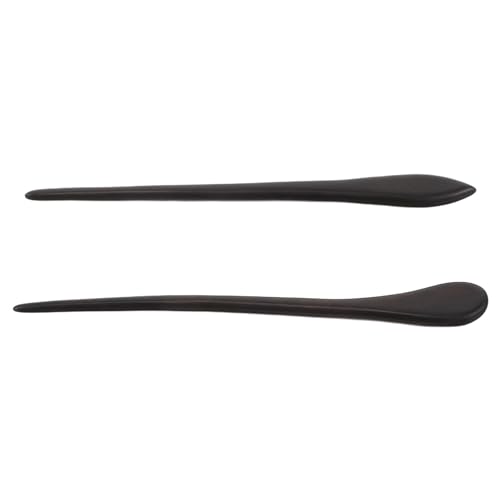 Anneome 2 Stücke Teiliges Haarnadel Schwarzem Holz Chinesischer Vintage-haarschmuck Handpolierte Holz-haargabel für Frauen Klassischer Haarnadel-bun-former Traditioneller Haarforken-style von Anneome