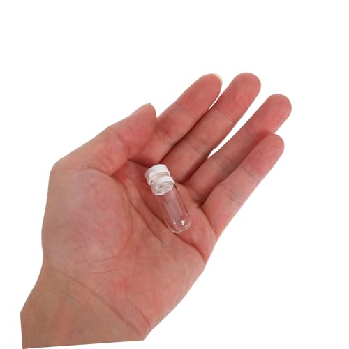 Anneome 20 Stück Reise Lotionflaschen Transparent Leichtgewichtige Auslaufsichere Kunststoffbehälter mit Deckel für Make Up Entferner Feuchtigkeitscreme Ätherische Öle Mini Fläschchen für von Anneome