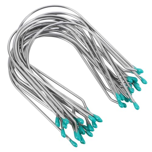 Anneome 20 Stück Teiliges Edelstahl Haarklammern für Lockenwickler Rutschfeste U-förmige Haarroller-clips für Frauen Hitzebeständige Befestigungspins für Schnelle und Stabile Lockenpflege von Anneome