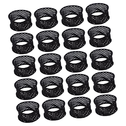 Anneome 20 Stück Teiliges Haargummis Breit Elastisch Hochflexible Haarbänder für Damen und Mädchen Weiche Scrunchies Geeignet für Dickes und Lockiges Haar Vielseitiger Haarschmuck für von Anneome