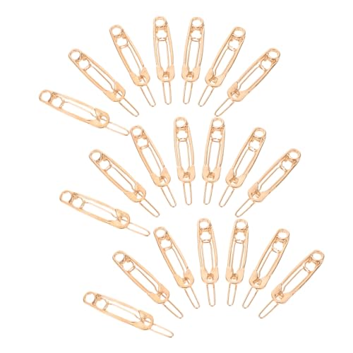 Anneome 24 Stück Teiliges Haarklammern Goldene Metall Haarnadeln Flach Traceless Haarspangen für und Stilvolles Sicheres Styling für Damen und Mädchen Anneome 24 Stück Teiliges Haarklammern Goldene Metall Haarnadeln Flach Traceless Haarspangen für und Stilvolles Sicheres Styling für Damen und Mädchen von Anneome