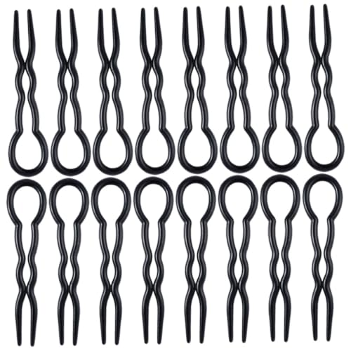 Anneome 24 Stück Teiliges U förmiges Haarnadel Damen Leichtes Haarstyling tool Elegante Haargabeln für Schnelle Praktische Duttfrisuren Geeignet für Teenager und Erwachsene von Anneome