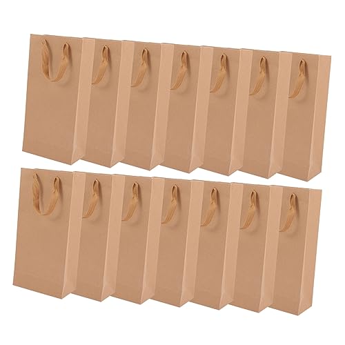 Anneome 25stücke Handliche Weintaschen Aus Kraftpapier Für Rotweinflaschen Stylisch Und Robust Für Und Verschiedene Anlässe von Anneome