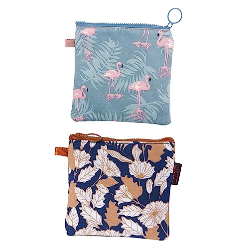 Anneome 2stücke Hygiene Aufbewahrungstasche Multifunktionale Kosmetiktasche Für Damen Für Menstruationsprodukte Münzen Karten Schlüssel Und Mehr Aus Langlebigem Canvas Mit von Anneome