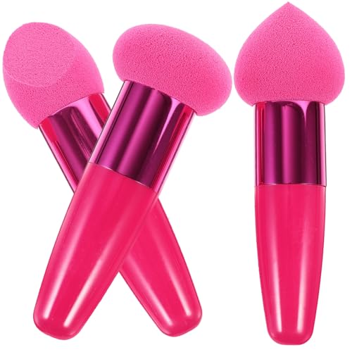 Anneome 3 Stück Make up pinselset mit Griff Vielseitige Concealer foundation pinsel für Nass Trocken make up Langlebige Praktische Schönheitswerkzeuge für Frauen und Professionelle von Anneome