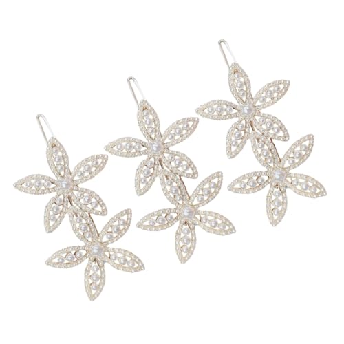 Anneome 3 Stück Perlen Blüten Haarklammern Rutschfeste Haarspangen für Damen Elegante Haarnadeln mit Blumenmuster Geeignet für Hochzeit Party Alltag Stilvolle Frisuren Anneome 3 Stück Perlen Blüten Haarklammern Rutschfeste Haarspangen für Damen Elegante Haarnadeln mit Blumenmuster Geeignet für Hochzeit Party Alltag Stilvolle Frisuren von Anneome