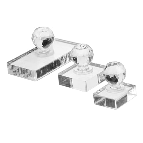 Anneome 3 Stück Teiliges Eyeshadow Pressing Kit für Lidschatten Highlighter und Brauenpuder Vielseitiges Kosmetik Presswerkzeug zur Gleichmäßigen Kompaktierung und Individuellen von Anneome