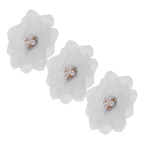 Anneome 3 Stück Teiliges Haarspangen mit Blumenmotiv und Perlenverzierung Dekorative Haarklammern für Mädchen Eleganter Haarschmuck für Partys und Festliche Anlässe von Anneome