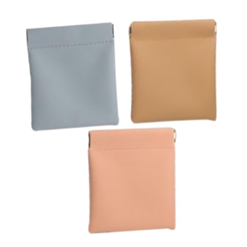 Anneome 3 Stück Teiliges Kleine Kosmetiktaschen aus Strapazierfähigem Material Kompakt und Leicht als Make Up Organizer und Münzbeutel für Damen Unterwegs und Reisen von Anneome