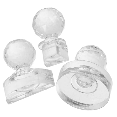 Anneome 3 Stück Teiliges Make Up Presswerkzeug Kosmetischer Lidschatten und Stempel aus Präzises für Runde Kompaktpuder Vielseitig für Lidschatten Augenbrauen von Anneome