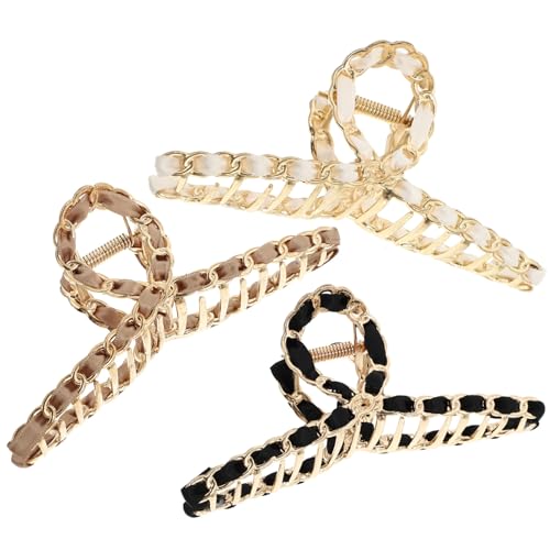 Anneome 3 Stück Vintage Metall Haarklammer mit Verzahnten Zähnen für festen Sitz Rutschfeste Krallenklammer für Dickes Dünnes und Lockiges Haar für Ponytails bei Frauen Zufällige Farbe Anneome 3 Stück Vintage Metall Haarklammer mit Verzahnten Zähnen für festen Sitz Rutschfeste Krallenklammer für Dickes Dünnes und Lockiges Haar für Ponytails bei Frauen Zufällige Farbe von Anneome