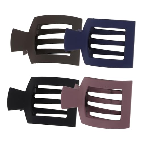 Anneome 4 Stück Haarnadel Haarklammern für Frauen Klauenclip Ponytail matte Haarkrallenklammern Haarklauen Klaue quadratische Haarspange quadratische Klammern Klauenclips Anneome 4 Stück Haarnadel Haarklammern für Frauen Klauenclip Ponytail matte Haarkrallenklammern Haarklauen Klaue quadratische Haarspange quadratische Klammern Klauenclips von Anneome