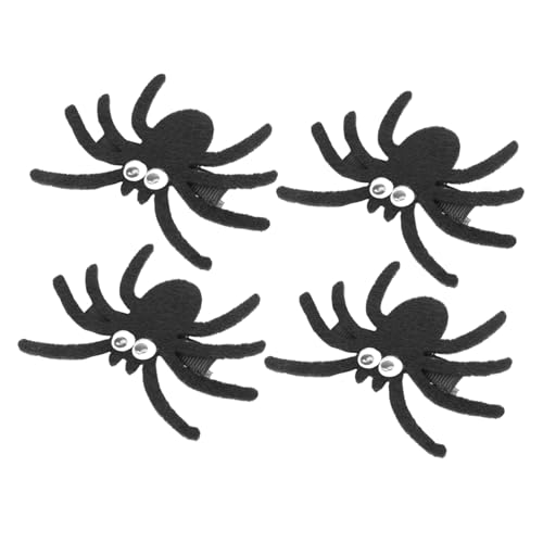 Anneome 4 Stück Halloween Haarspangen Spinnen Haarschmuck Leicht Komfortabel Für Damen Karneval Kostüm Halloween Accessoires Stilvolle Deko Spinnen von Anneome