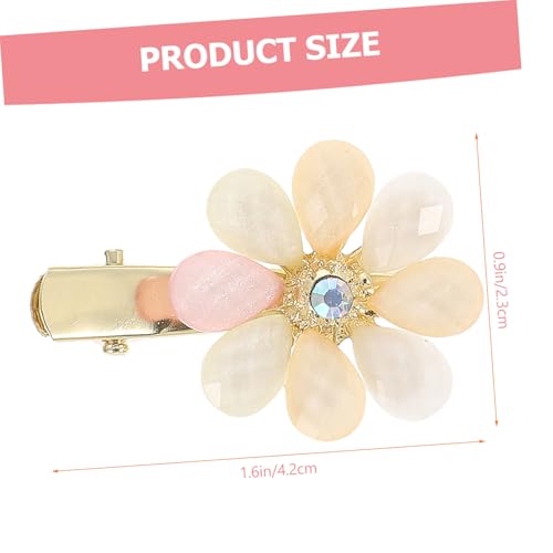 Anneome 4 Stück Teiliges Damen Haarklammern aus Metall mit Kristallblumen Schmetterling und Mondmotiv Funkelnde Strass haarspangen für Eleganten Look bei Verschiedenen Anlässen Passend von Anneome