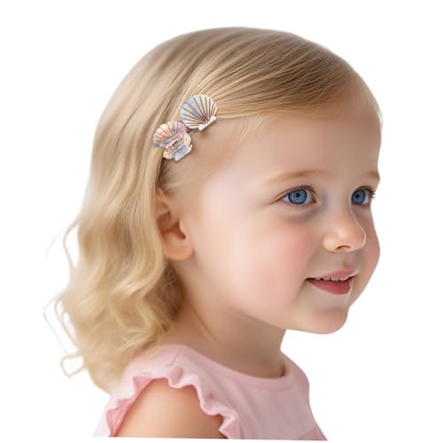 Anneome 4 Stück Teiliges Kleine Muschel haarklammern Bunte Mini Klaue Clips für Dünnes und Dickes Haar Modische Haarspangen für Frauen Mädchen Haarschmuck von Anneome