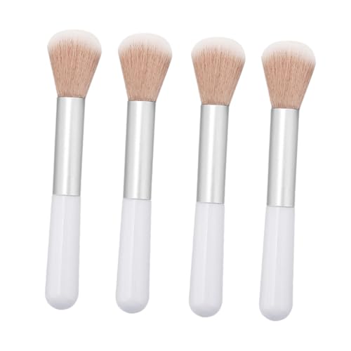 Anneome 4 Stück Teiliges Make up Pinsel Synthetische Fasern Weiche Kosmetik Pinsel für Foundation Puder Natürliches Nahtloses Make up für Frauen und Mädchen von Anneome