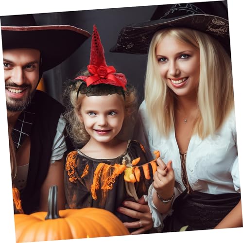 Anneome 5 Stück Teiliges Halloween Hexen Haarreif mit Bunten Pailletten Leichte Party Kopfbedeckung für Erwachsene und Vielseitig Einsetzbar Langlebiges Material für Halloween Kostüm und von Anneome
