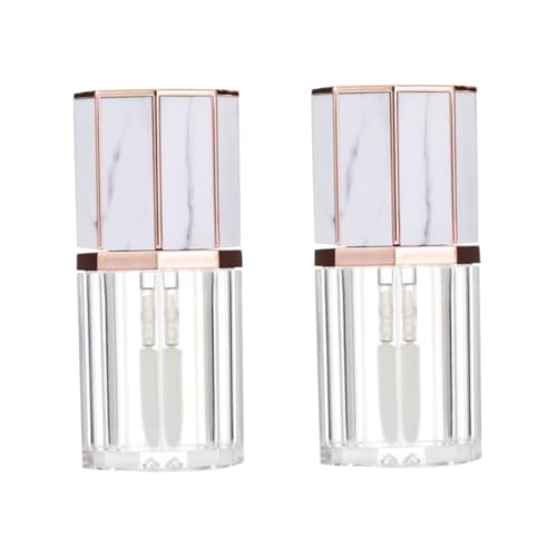 Anneome 5 Stück Teiliges Lippenpflege Behälter Leere Lip Gloss Fläschchen aus Langlebigem Material Geeignet für Lippenöl Lipgloss und DIY Kosmetik Tragbar für Reisen und Alltag von Anneome