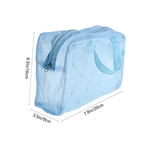 Anneome 5 Stück Teiliges Wasserdichtes Toilettenartikel Aufbewahrungsset mit Stehendem Design Multifunktionale Kosmetiktaschen in Gelb Grün Blau für Damen für Reisen und Badorganizer von Anneome