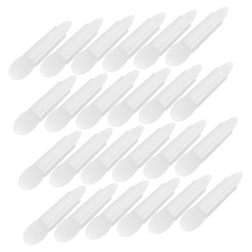 Anneome 50 Stück Teiliges Silikon Lippenpinsel mit Glitter Applikator Wiederverwendbarer Lippenmasken Löffel Weicher Silikonpinsel für Präzise Makeup Anwendung Tragbar und Leicht von Anneome