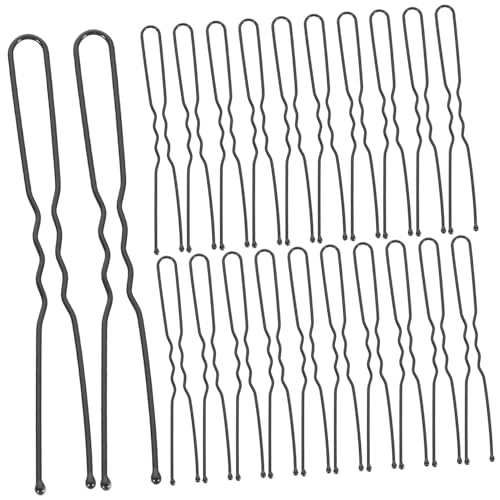 Anneome 50 Stück U förmige Haarnadeln aus Metall Leichte Französische Haargabeln für Damen Stabiler Halt bei Dutt frisuren Minimalistisches Design für Alltag und Festliche Anlässe von Anneome