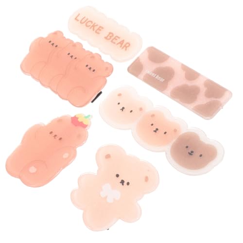 Anneome 6 Stück Cartoon Bären Haarspangen für Frauen Haarklammern Süßes Design Langlebig Vielseitig Einsetzbar Geeignet für Alltag Hochzeit Geburtstag und Party von Anneome