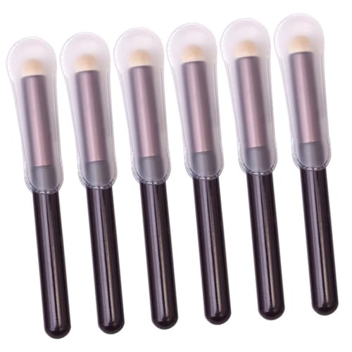 Anneome 6 Stück Make up Schwämme Dualer Anwendung Gesichtsschwämme für Flüssige Foundation und Puder Hoher Dichte Pilzförmig Elastisch Präzise Make up Applikation für Damen von Anneome