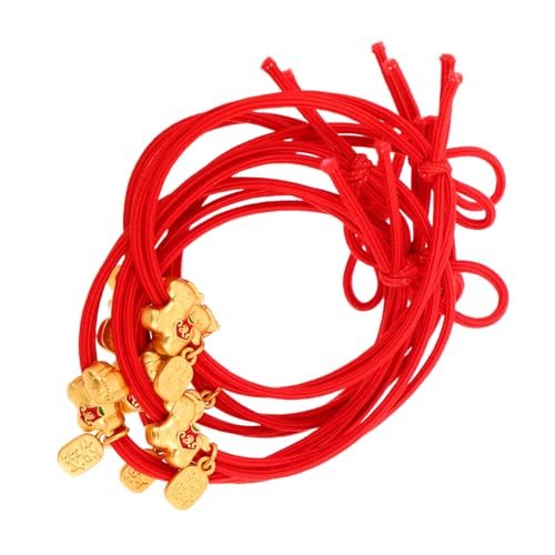 Anneome 6 Stück Rote Haarbänder Elastisch No Damage Ponytail Holder mit Chinesischem Neujahr Motiv Festlicher Haarschmuck für Mädchen Frauen Fester Sitz Komfortabel Anneome 6 Stück Rote Haarbänder Elastisch No Damage Ponytail Holder mit Chinesischem Neujahr Motiv Festlicher Haarschmuck für Mädchen Frauen Fester Sitz Komfortabel von Anneome