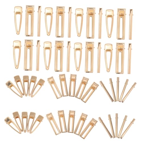 Anneome 60 Stück Teiliges Gold Haarspangen Metall Alligator Klammern Hohle Quadratisch Clips Leicht Robust DIY Haarschmuck für Mädchen Damen Styling Make-up Zubehör Anneome 60 Stück Teiliges Gold Haarspangen Metall Alligator Klammern Hohle Quadratisch Clips Leicht Robust DIY Haarschmuck für Mädchen Damen Styling Make-up Zubehör von Anneome
