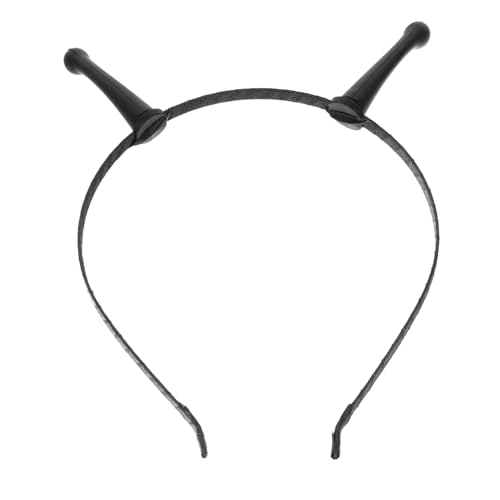 Anneome Außerirdischer Haarreif Halloween Party Kostüm Zubehör für Damen und Erwachsene Schwarzer außerirdischer Haarschmuck mit Antennen für Fasching Cosplay Karneval von Anneome