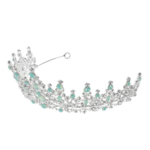 Anneome Barock Braut Tiara Krone Stirnband mit Funkelnden Strasssteinen Kopfschmuck für Hochzeit Diadem für Damen Königliches Design Langlebig und Glamourös von Anneome