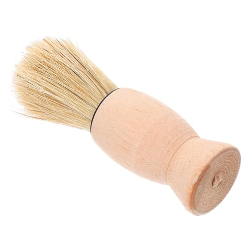 Anneome Bartbürste für Männer Vintage Bartpflege Bürste mit Weichen Borsten Professionelle Friseurbürste für Bart und Nacken Haarreinigung Langlebiges Barber-tool für Salon und Zuhause von Anneome