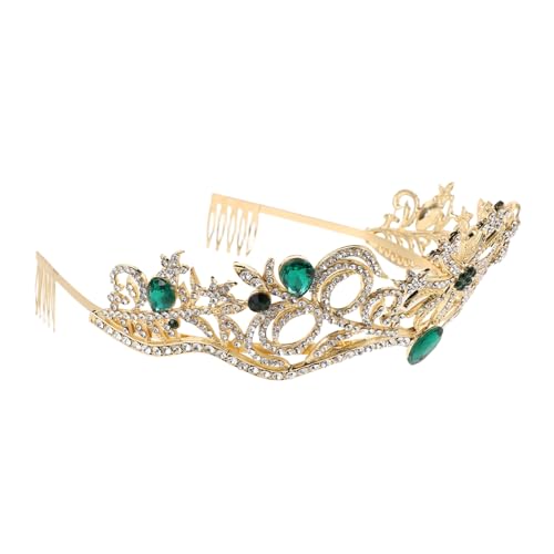 Anneome Brautkrone Prinzessin Geburtstagskrone Brautstirnbandkrone Braut Stirnband Romantische Hochzeit Tiara Geburtstag Tiara Geburtstagsmädchenkrone hochzeit kopfschmuck Legierung Strass von Anneome