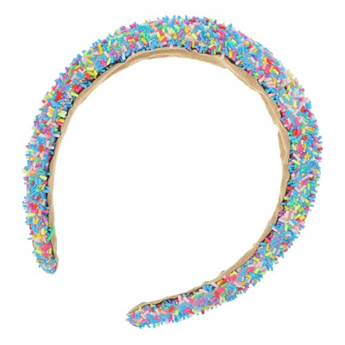 Anneome Breites Damen Haarband mit Farbigem Schmuck Modisches Bequemes Stirnband aus Schwamm und Kunststoff Vielseitiges Accessoire für Alltag und Party Hautfreundlich und Sicherer Sitz Anneome Breites Damen Haarband mit Farbigem Schmuck Modisches Bequemes Stirnband aus Schwamm und Kunststoff Vielseitiges Accessoire für Alltag und Party Hautfreundlich und Sicherer Sitz von Anneome