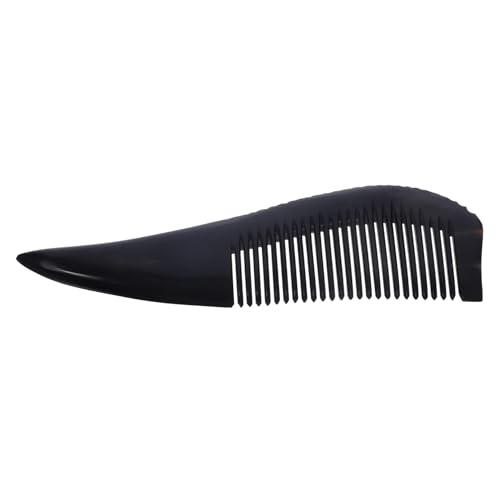 Anneome Buffalo Horn Comb Feinzahn Kamm Antistatisch Leicht Für Männer Frauen Haarstyling Natürliche Kopfhautmassage Lockiges Haar Reisegröße von Anneome