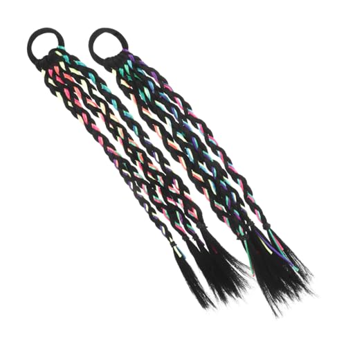 Anneome Bunte Haarverlängerungen Geflochtene Ponytail Braids Weiche Schonende Haarsträhnen Für Halloween Party Cosplay Mädchen Haarschmuck Anneome Bunte Haarverlängerungen Geflochtene Ponytail Braids Weiche Schonende Haarsträhnen Für Halloween Party Cosplay Mädchen Haarschmuck von Anneome