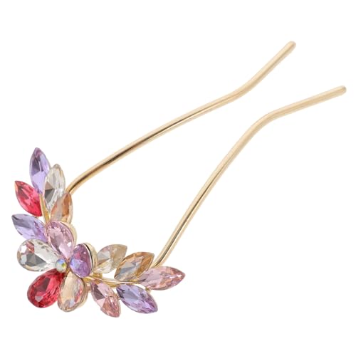 Anneome Bunte Strass U förmige Haarnadel für Damen Großer Französischer Haarschmuck Eleganter Haarstecker für Hochzeiten Braut Frisuren und Festliche Anlässe Metallische Verarbeitung Anneome Bunte Strass U förmige Haarnadel für Damen Großer Französischer Haarschmuck Eleganter Haarstecker für Hochzeiten Braut Frisuren und Festliche Anlässe Metallische Verarbeitung von Anneome