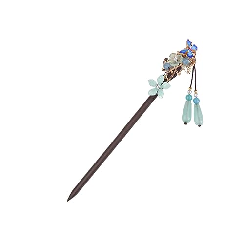 Anneome Chinesische Haarnadel mit Perlen und Quasten Retro Haarstab für Frauen Langlebiger Hautfreundlicher Haarschmuck Geeignet für Hochzeit Alltag Cosplay und Party Traditioneller von Anneome