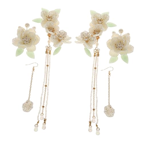 Anneome Chinesisches Hanfu Haaraccessoire mit Blumen Haarklammern und Quasten Elegante Haarschmuck Damen Mädchen Robustes Material Vielseitig für Fest Party Hochzeit und Alltag Anneome Chinesisches Hanfu Haaraccessoire mit Blumen Haarklammern und Quasten Elegante Haarschmuck Damen Mädchen Robustes Material Vielseitig für Fest Party Hochzeit und Alltag von Anneome