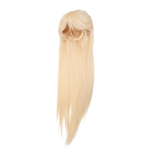 Anneome Damen Lange Glatte Perücke Hitzebeständige Synthetikfaser Cosplay Haar Modische Helle Perücke Für Party Alltag Halloween Bühne von Anneome