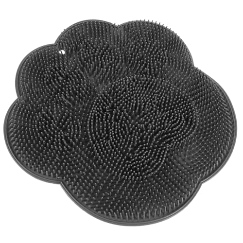 Anneome Dusch Fuß Schrubber Mit Saugnapf Rückenschrubber Aus Silikon Fußschrubbermatte Für Duschwände Anti-rutsch-fußmatte Mit Weichen Borsten Matte Für Massage Und Peeling von Anneome