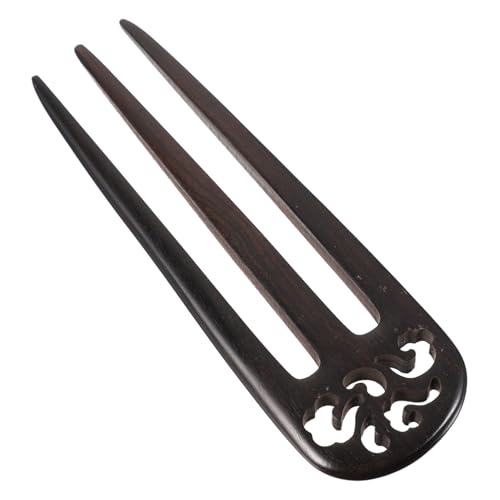 Anneome Elegante Holz haarstab Geschnitzt Vintage Sandelholz Haarnadel für Damen Antike Haarschmuck Klassische Haarspange Modisches Haaraccessoire für Chignon und Alltagslook von Anneome