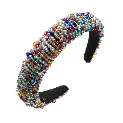 Anneome Eleganter Damen Haarschmuck Glänzend Haarreif Handgefertigt Perlenbesetzt Modisch Für Party Kostüm Festlicher Schmuck von Anneome