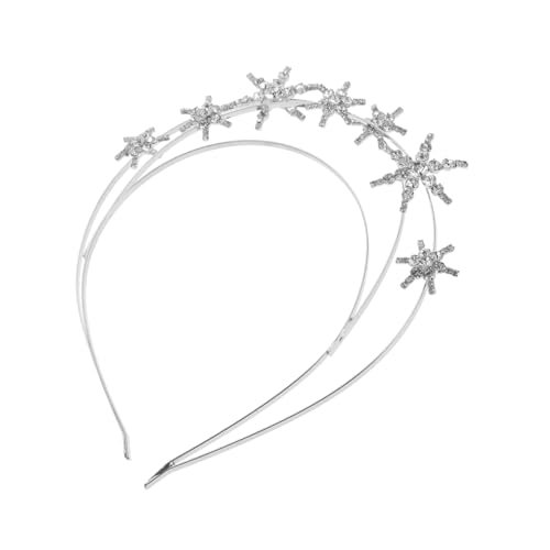 Anneome Elegantes Haarband mit Funkelnden Kristall sternen Mehrlagiger Glitzer haarreif mit Silberner Strass krone Modischer Kopfschmuck für Frauen und Mädchen für Partys und Festliche Anneome Elegantes Haarband mit Funkelnden Kristall sternen Mehrlagiger Glitzer haarreif mit Silberner Strass krone Modischer Kopfschmuck für Frauen und Mädchen für Partys und Festliche von Anneome