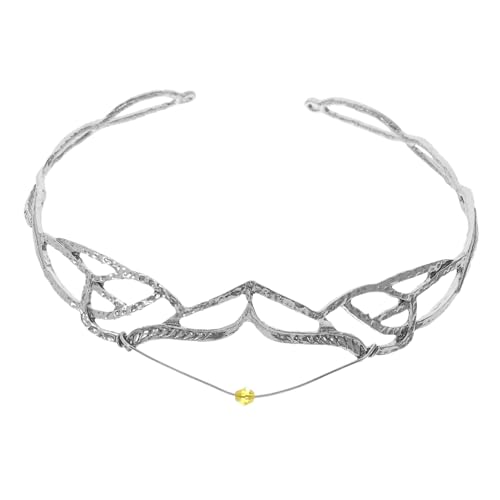 Anneome Elegantes Tiara Haarband Silber Frauen Haarschmuck Hochzeit Braut Kopfschmuck Festlicher Headpiece für Geburtstag und Besondere Anlässe Anneome Elegantes Tiara Haarband Silber Frauen Haarschmuck Hochzeit Braut Kopfschmuck Festlicher Headpiece für Geburtstag und Besondere Anlässe von Anneome