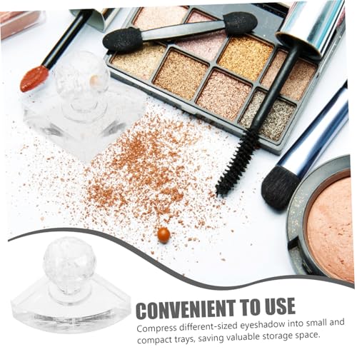 Anneome Eyeshadow Pressing Tool Rundes Presswerkzeug für Lidschatten und Brauenpuder Multifunktionaler Blusher Stamper zur Kompakten Pulververdichtung und Oberflächenreparatur von Anneome