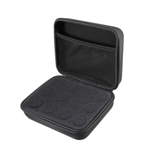 Anneome Fach Ätherische Öle Aufbewahrungstasche Eva Hartschale Wasserabweisend Flaschen Organizer Reiseetui für Aromatherapie Rollerflaschen Schwarz von Anneome